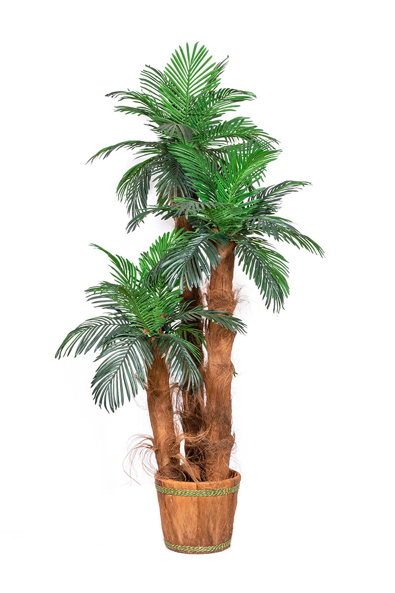 Palma sztuczna potrójna w donicy