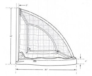 ANTIbramka do piłki wodnej model Club