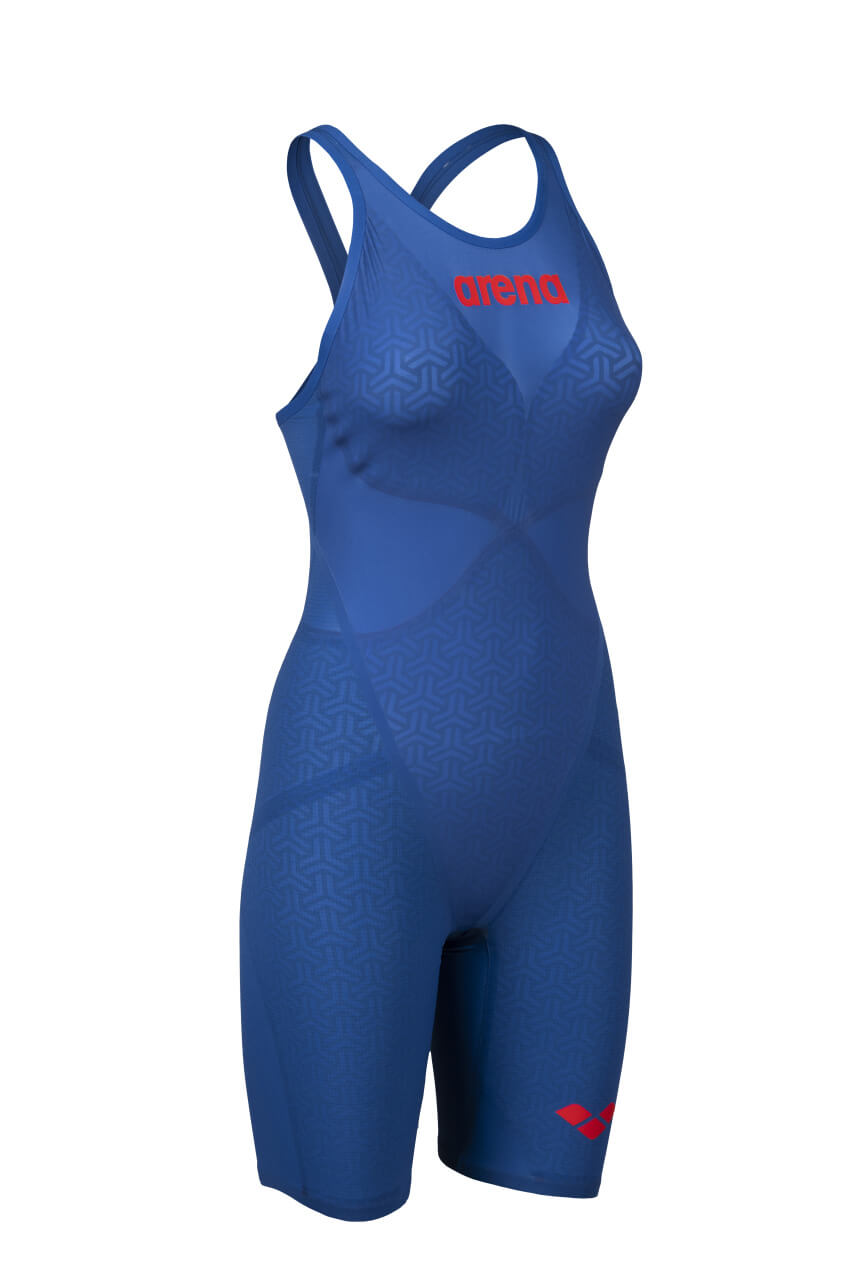 Arena Carbon Glide kneeskin niebieski