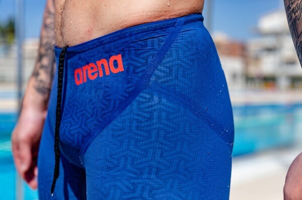 Arena Carbon Glide jammer niebieski