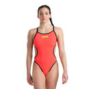 dwustronny stroj kapielowy arena rule breaker hooked black fluo red