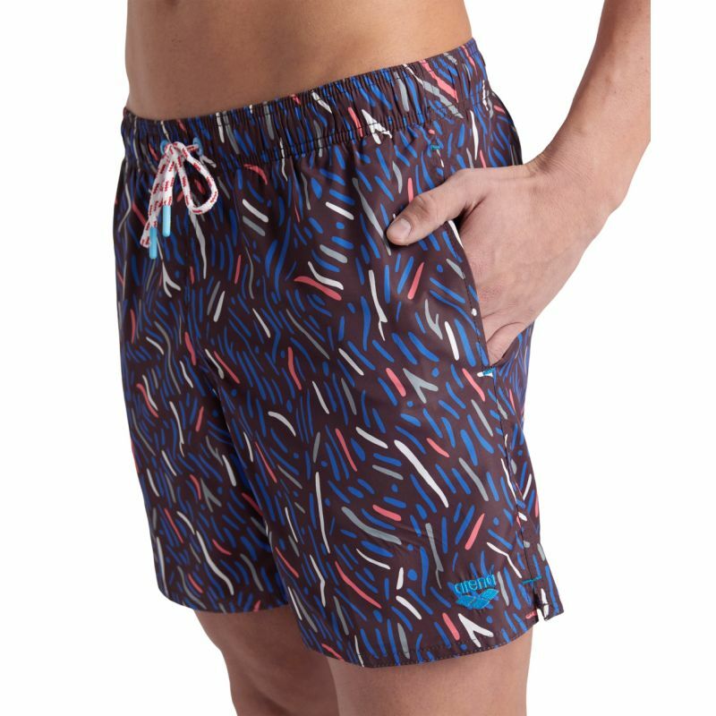 Arena szorty kąpielowe Water Print sepia multi