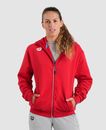 czerwona bluza arena rozpinana team hooded jacket