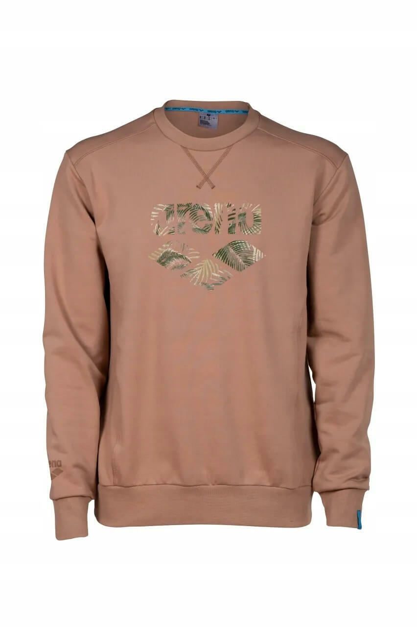 Arena bluza Crew Sweat Logo caramelo