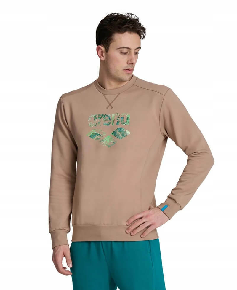 Arena bluza Crew Sweat Logo caramelo