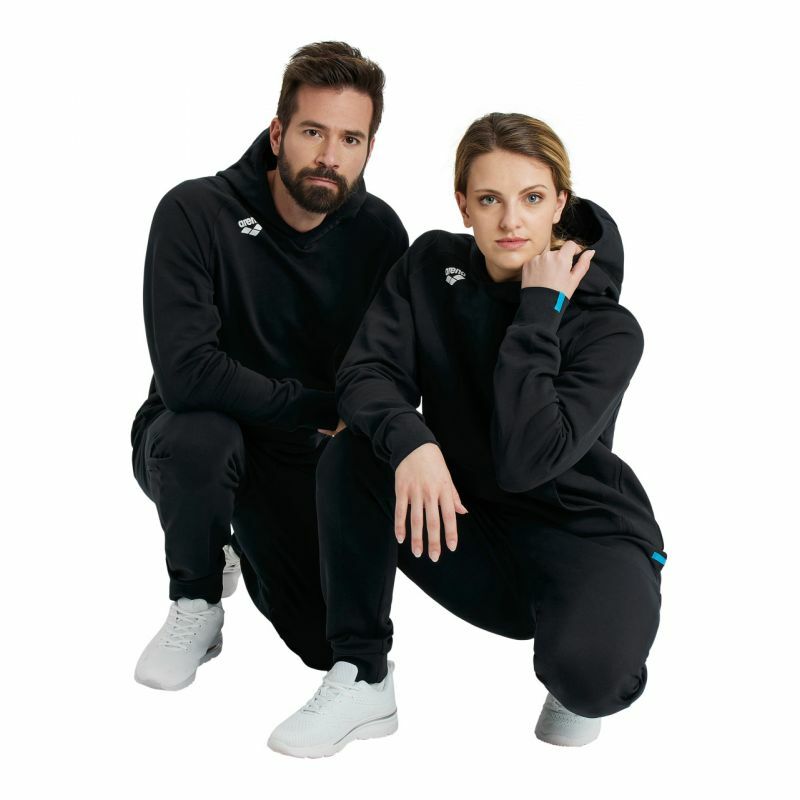 BLUZA ARENA TEAM HOODED SWEAT PANEL black