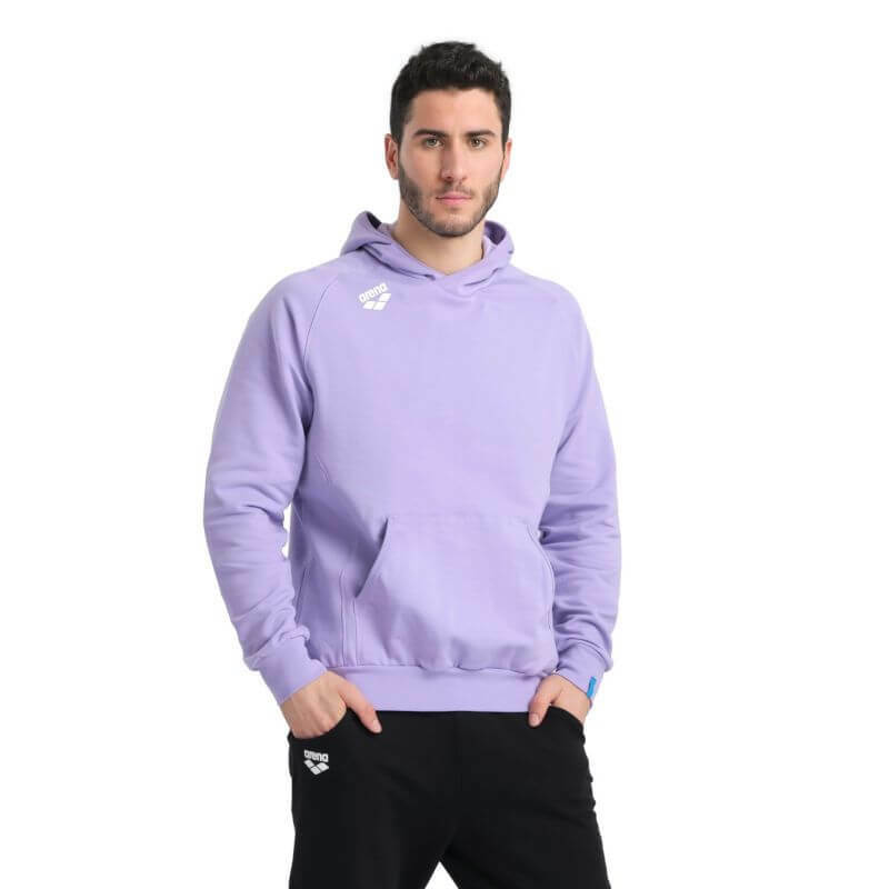 BLUZA ARENA TEAM HOODED SWEAT PANEL LAVANDA