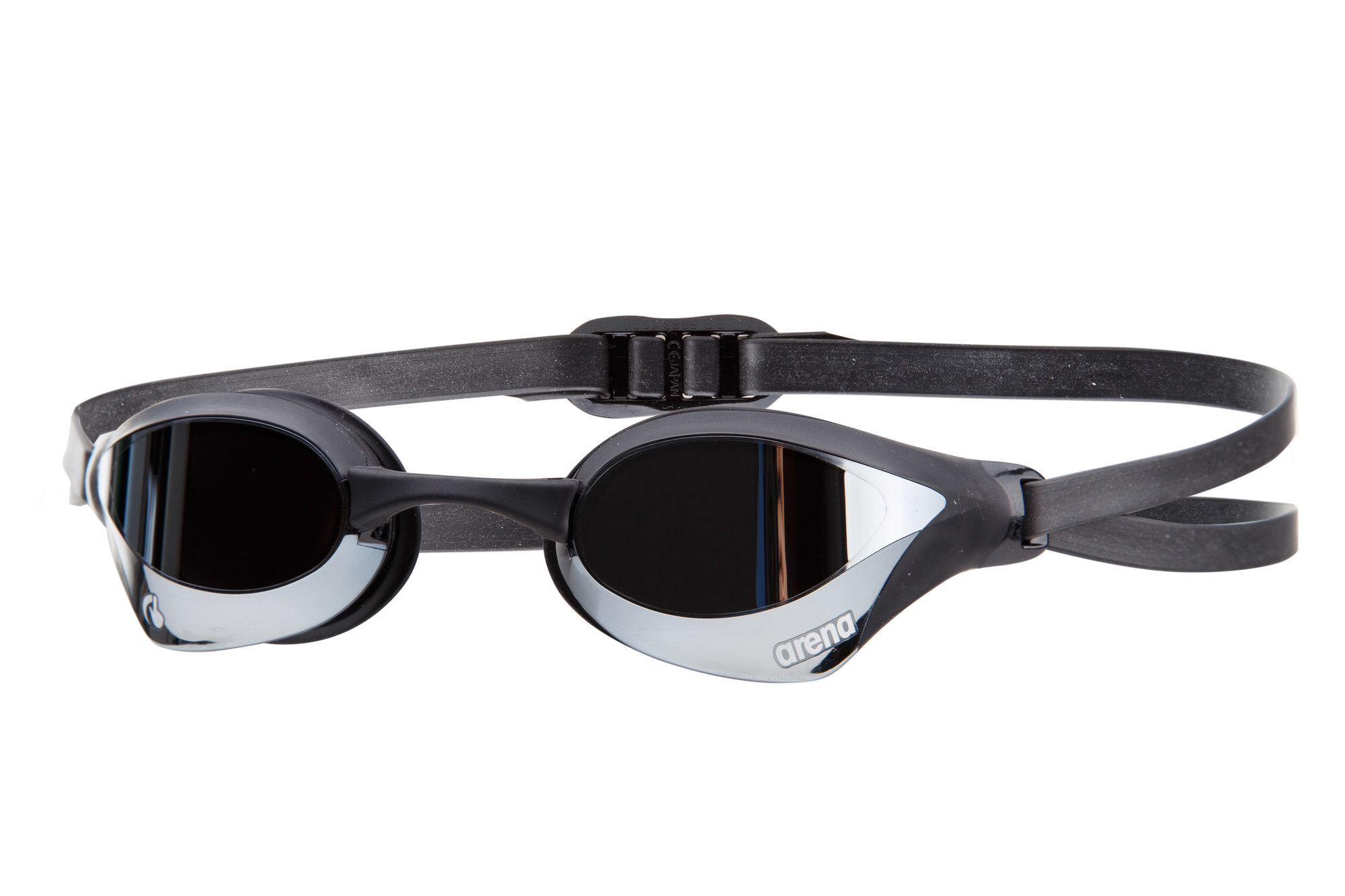 czarne okulary pływackie arena cobra core