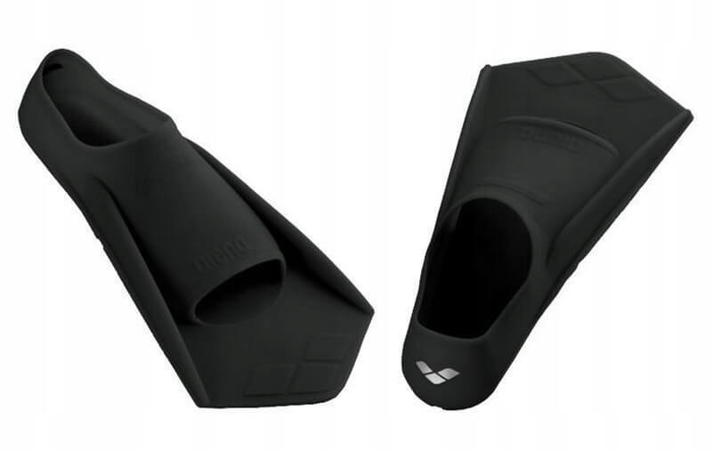 czarne pletwy treningowe krotkie arena powerfin