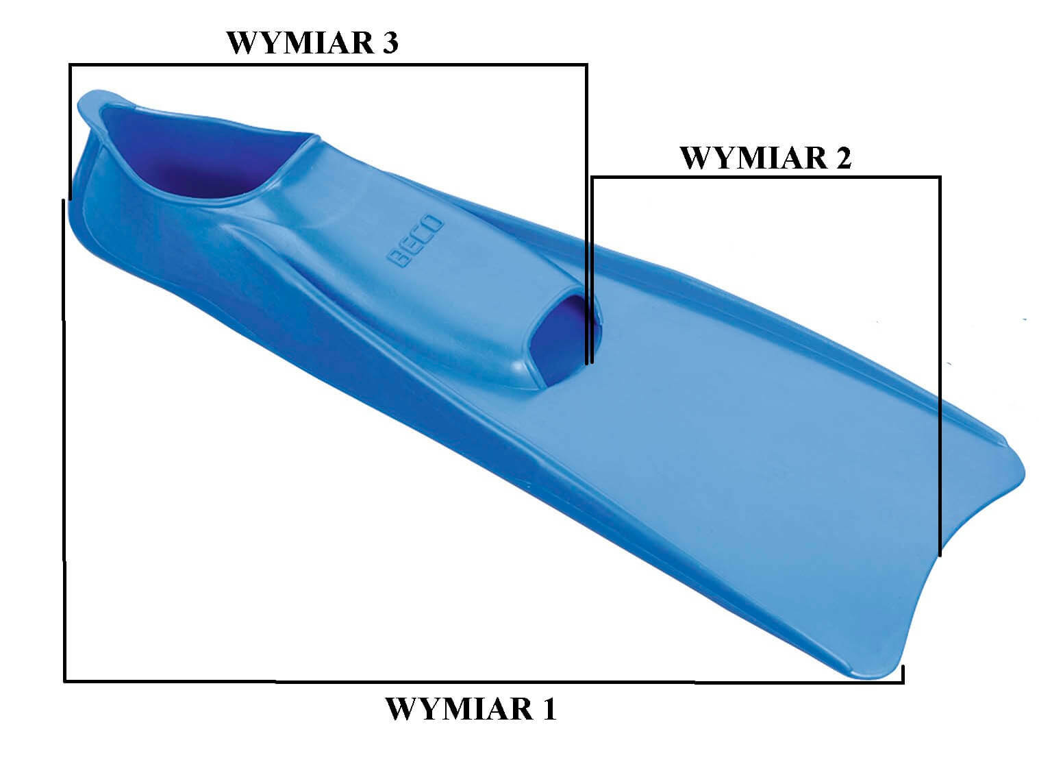 Beco płetwy treningowe długie