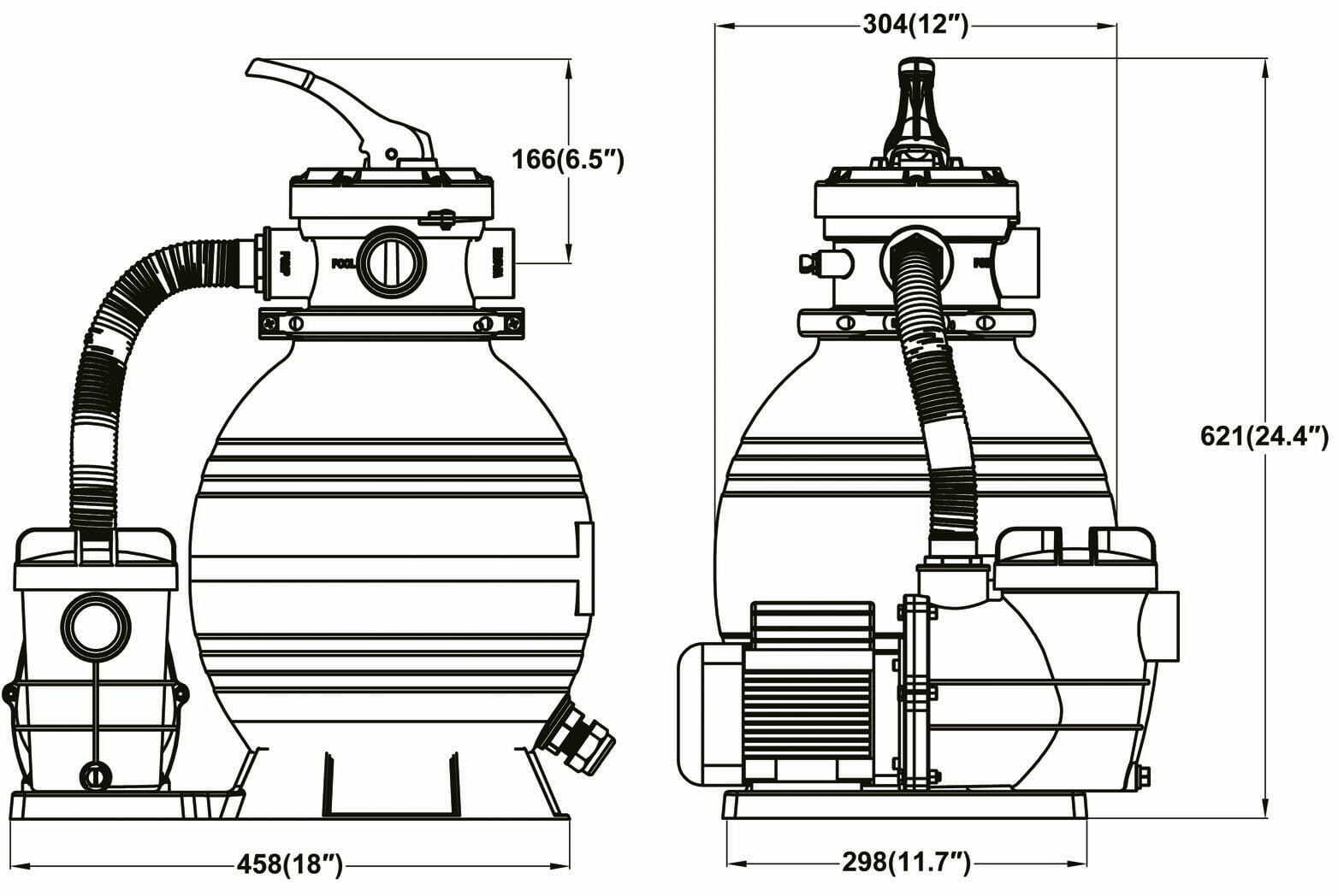 Zestaw filtracyjny Hydro Star 7 m3h programator