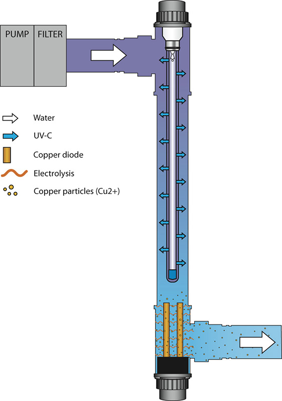 Lampa UV do basenu Blue Lagoon UV-C z jonizatorem