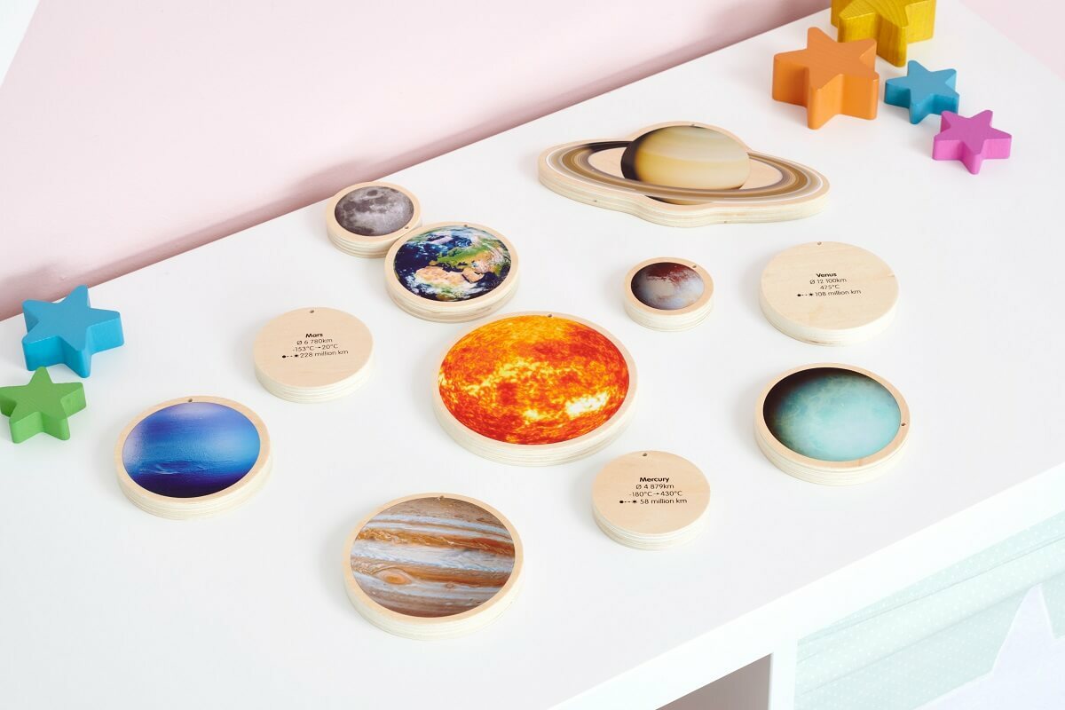 Zestaw edukacyjny Układ Słoneczny dla dzieci TickIt