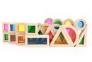 Tęczowe klocki sensoryczne dla dzieci