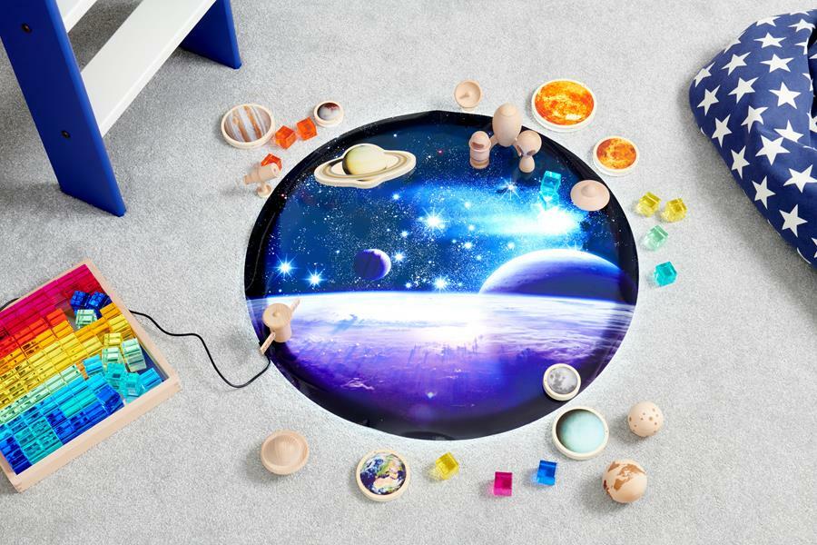 Mata do stolików sensorycznych kosmos