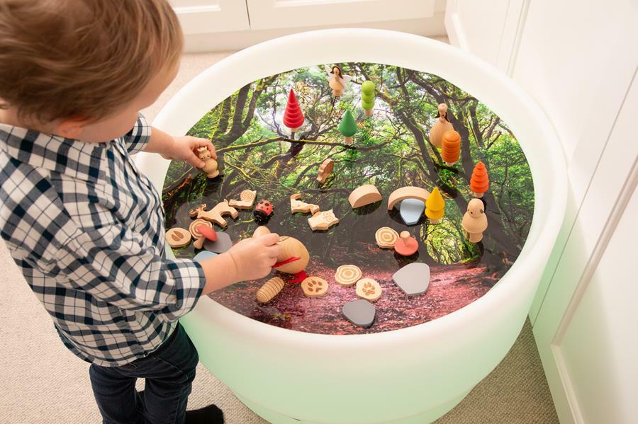 Mata do stolików sensorycznych las