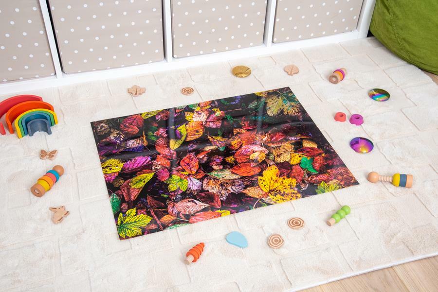 Mata do święcącego panelu LED Jesienne liście