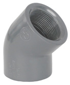 Kolano PVC 45° klej x GW