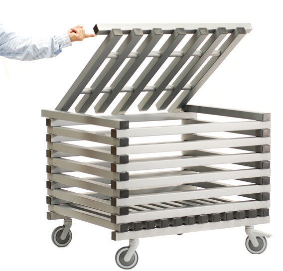 KOSZ NA SPRZĘT 70 x 100 x 110 CM Z WIEKIEM