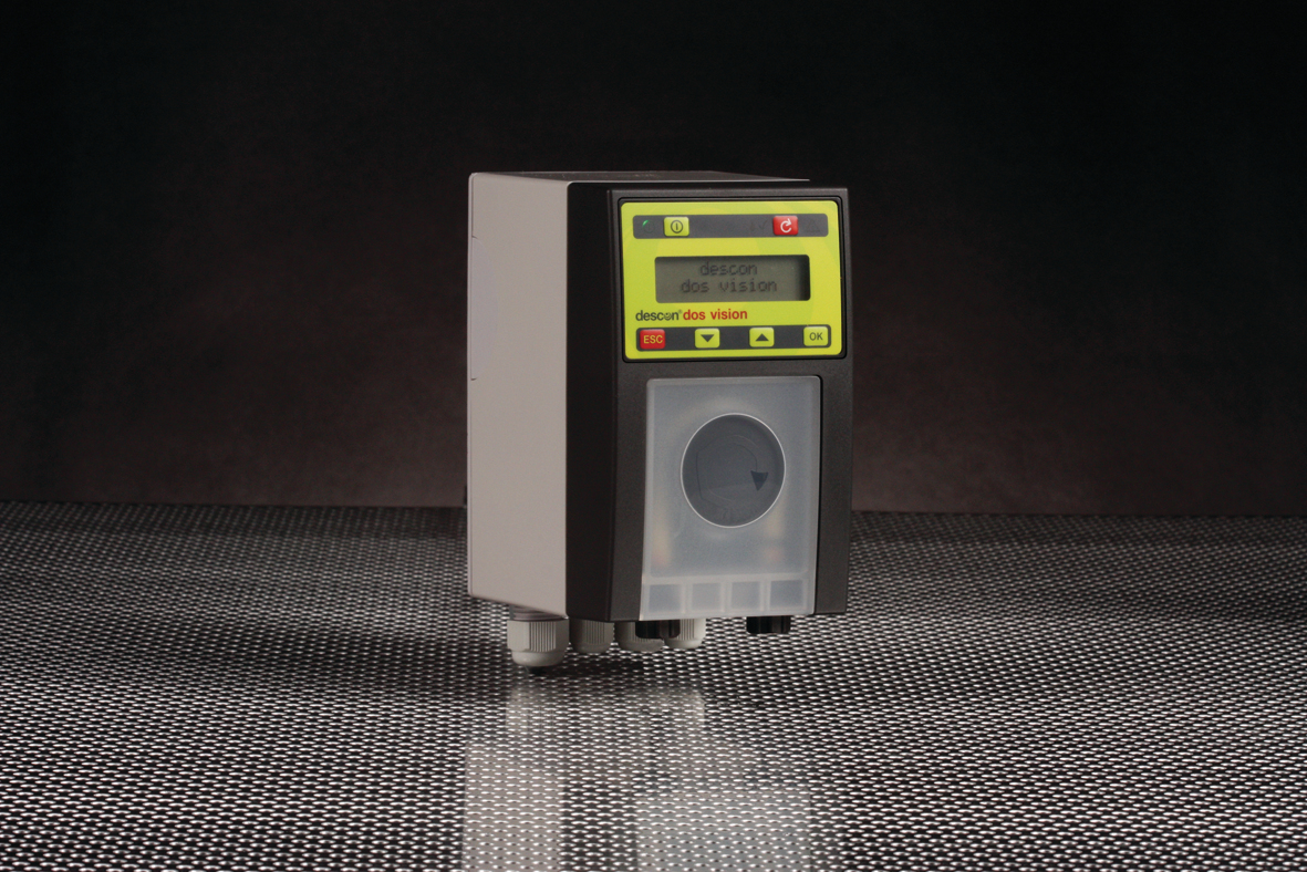 DESCON ® TROL R URZĄDZENIE POMIAROWE WOLNY CHLOR / REDOX / pH / TEMPERATURA 2 POMPKI DESCON®DOS MCS