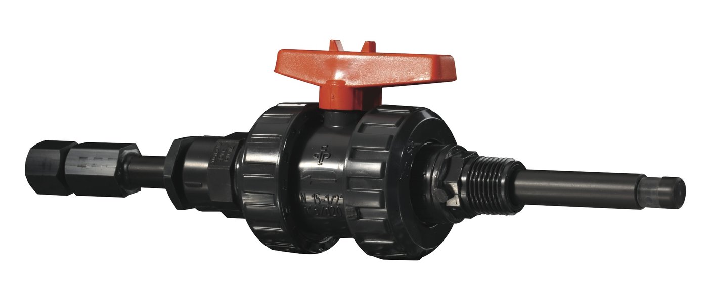 Zawór dozujący PVC 80 mm przyłącze R 1/2” DN4