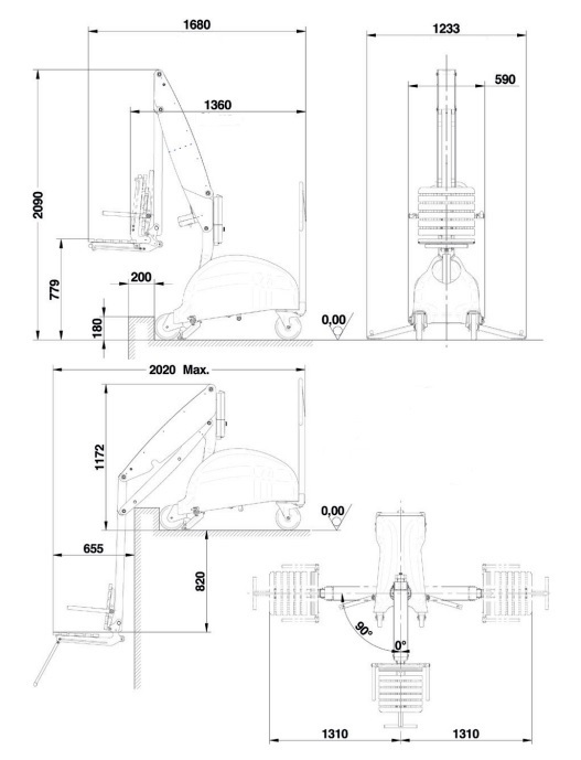 Podnośnik basenowy dla niepełnosprawnych Pelican
