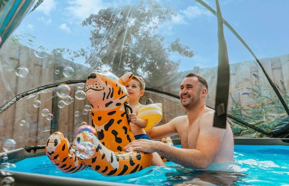 Exit pokrywa basenu kopuła termiczna 360 cm