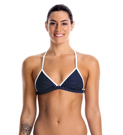 FUNKITA GÓRA OD BIKINI TOP WHITE STRIPES