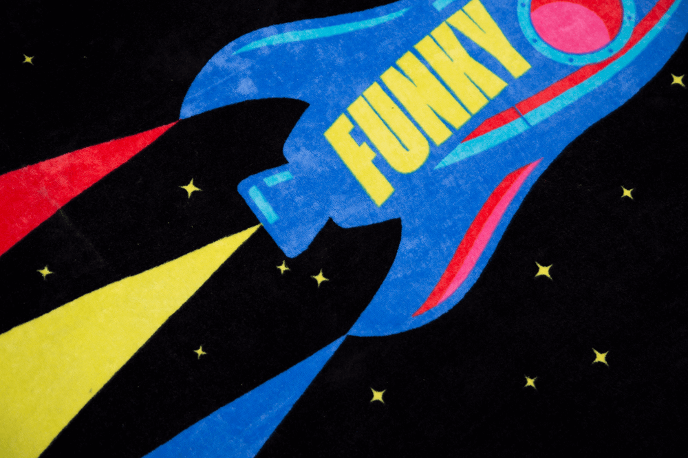 Funky bawełniany ręcznik Pocket Rocket 80x160 cm