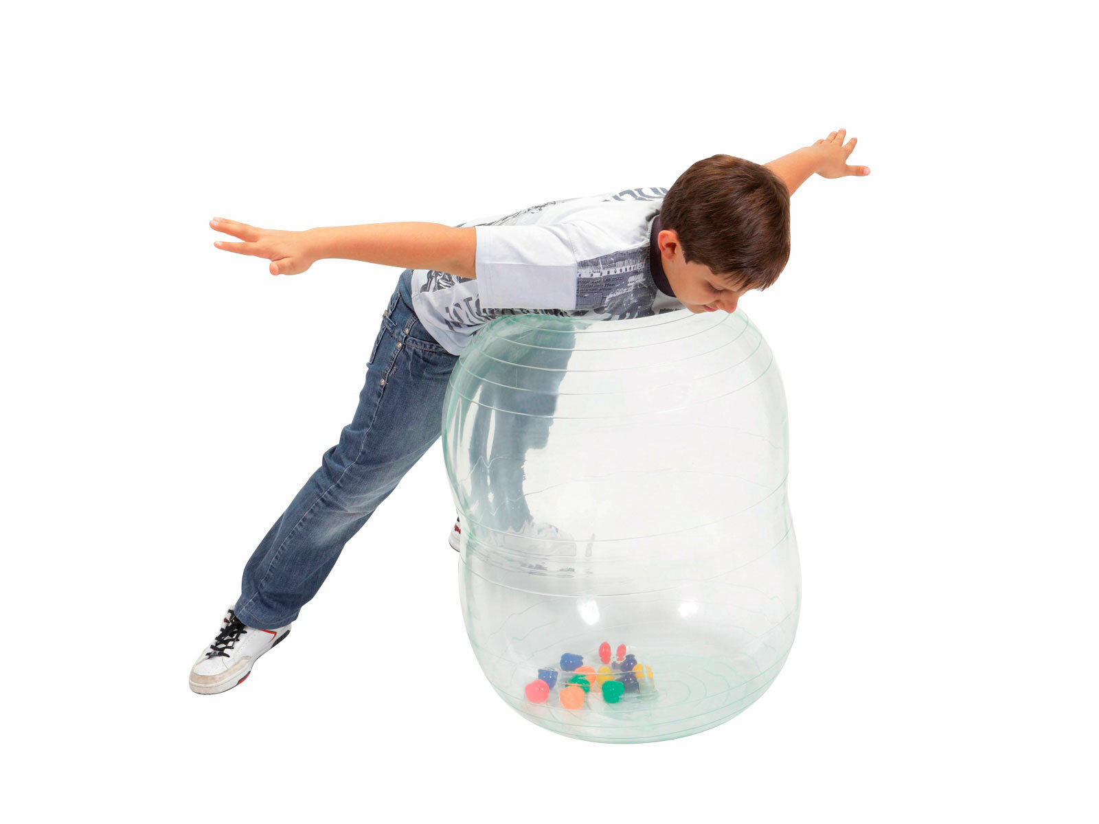 Gymnic Physio Activity Roll fasolka z kulkami