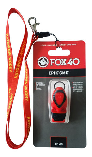 GWIZDEK FOX 40 EPIK smycz RW