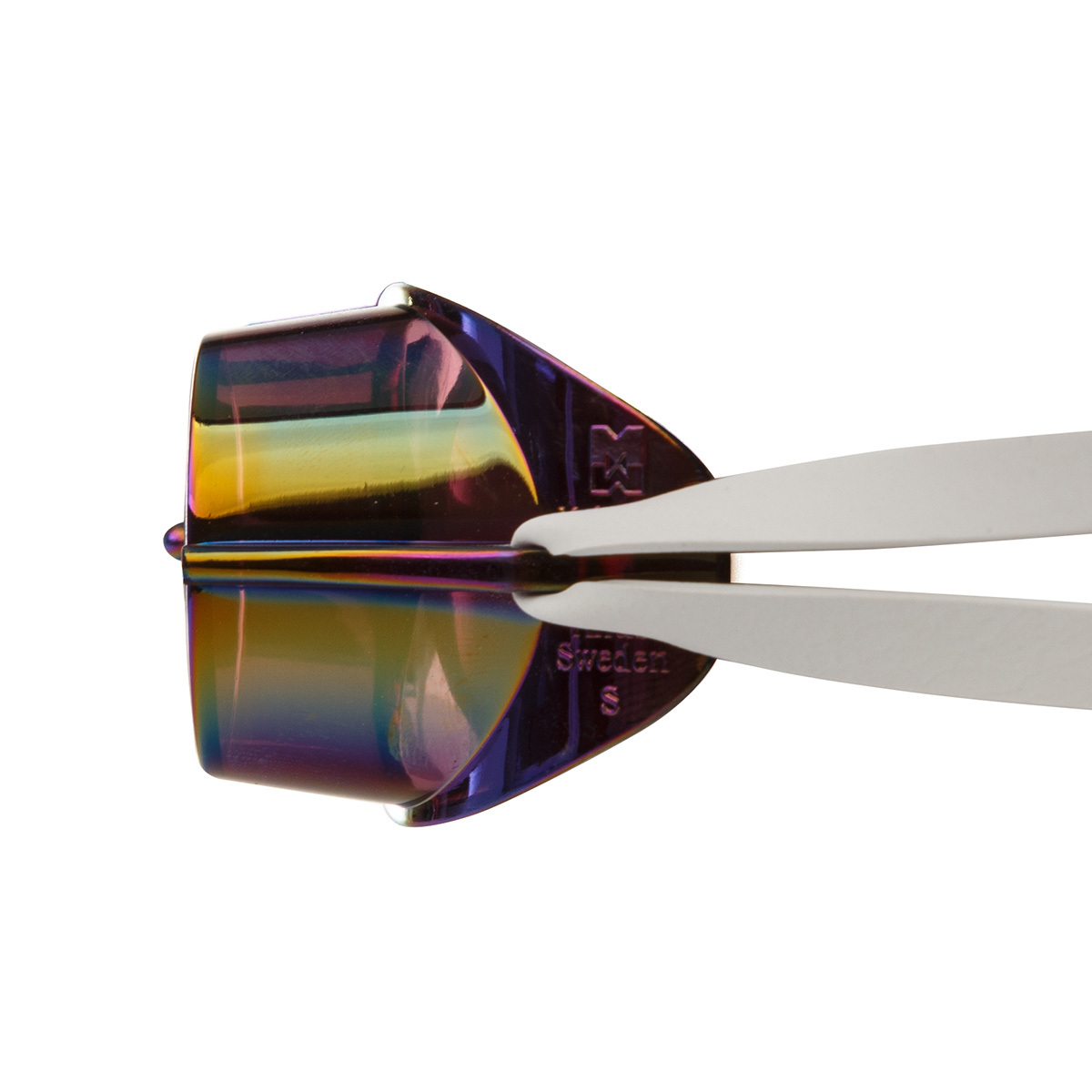 Szwedki Malmsten Swedish Goggles okulary pływackie metalizowane