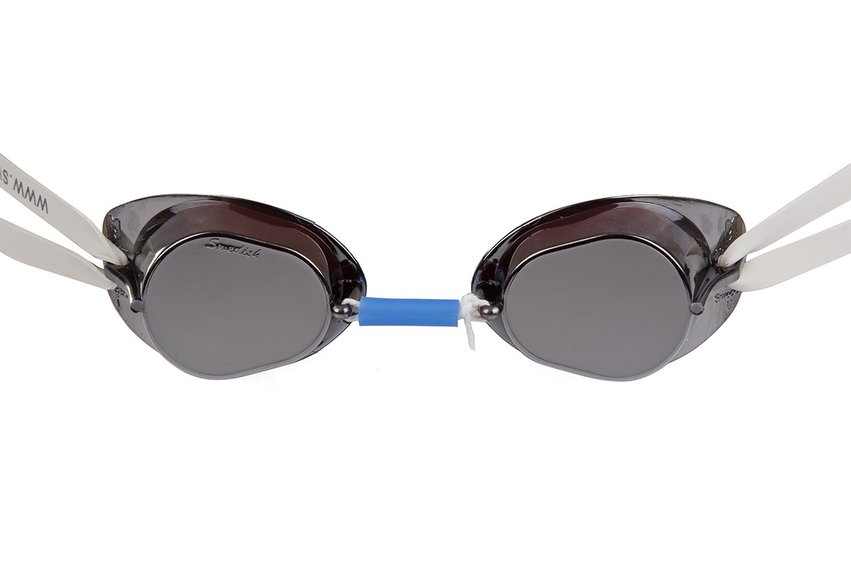 Szwedki Malmsten Swedish Goggles okulary pływackie metalizowane