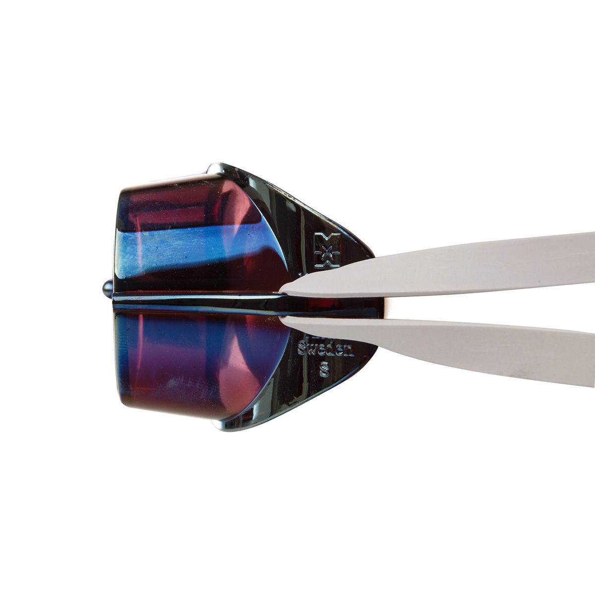 Szwedki Malmsten Swedish Goggles okulary pływackie metalizowane