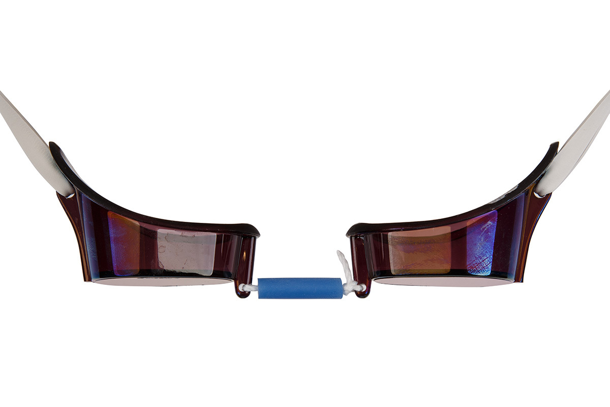 Szwedki Malmsten Swedish Goggles okulary pływackie metalizowane