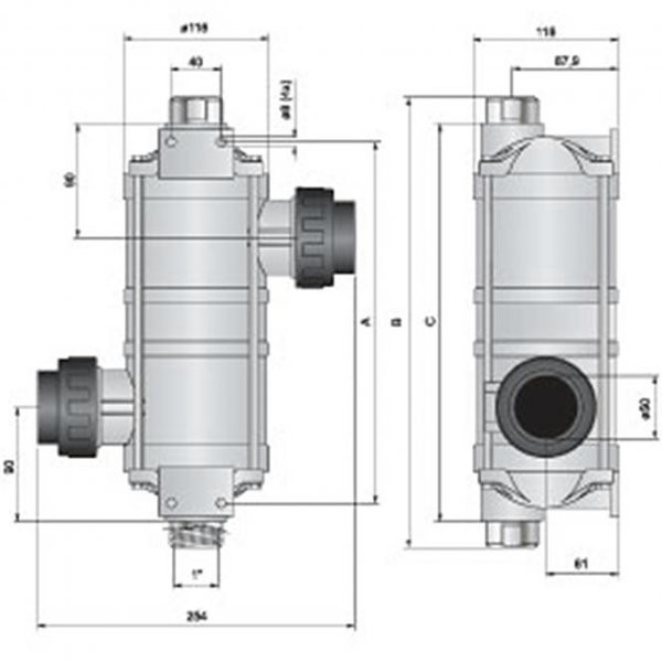 Basenowy wymiennik ciepła Pahlen HI-TEMP