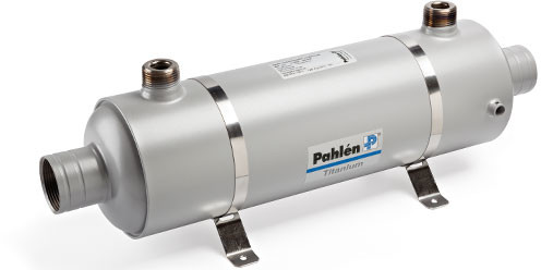 Basenowy wymiennik ciepła Pahlen HI-FLOW tytanowy