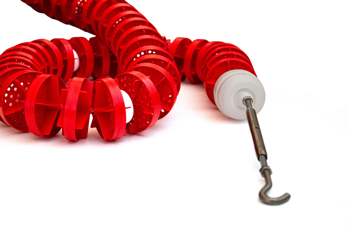 Patentverwag lina torowa krążek 11 cm ze śrubą rzymską