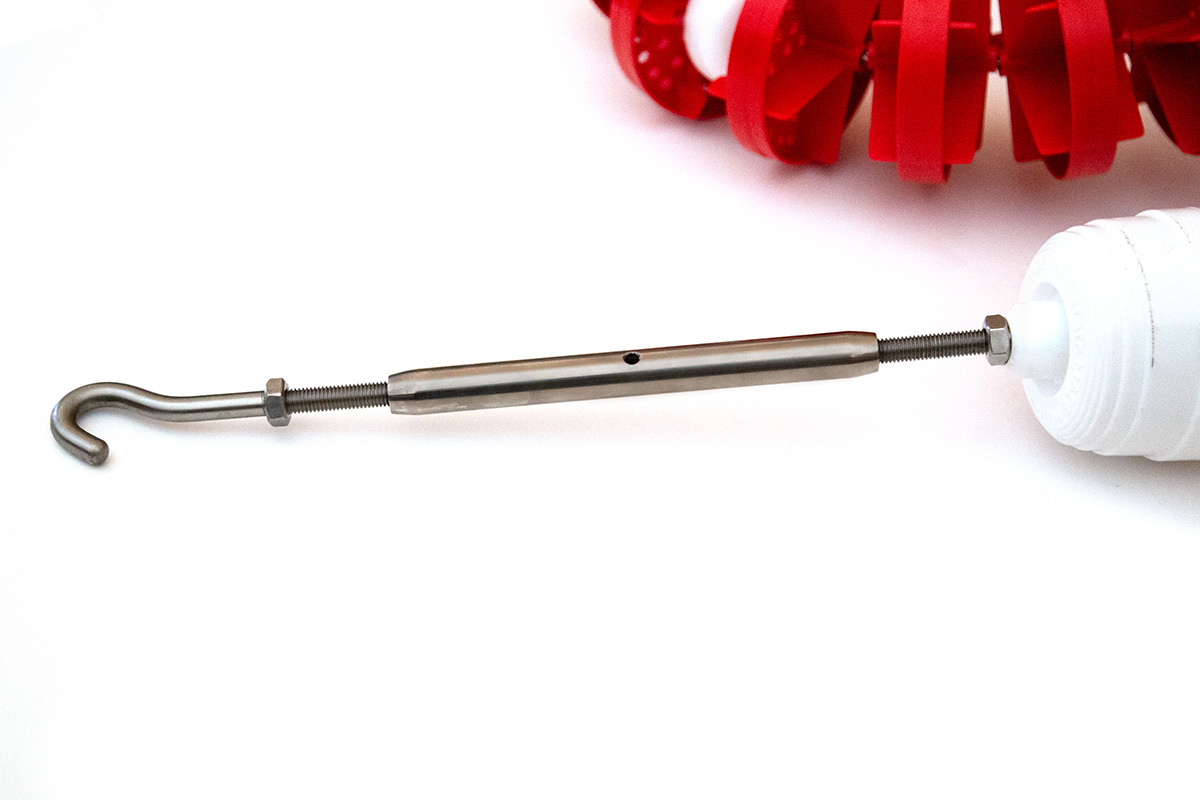 Patentverwag lina torowa krążek 11 cm ze śrubą rzymską