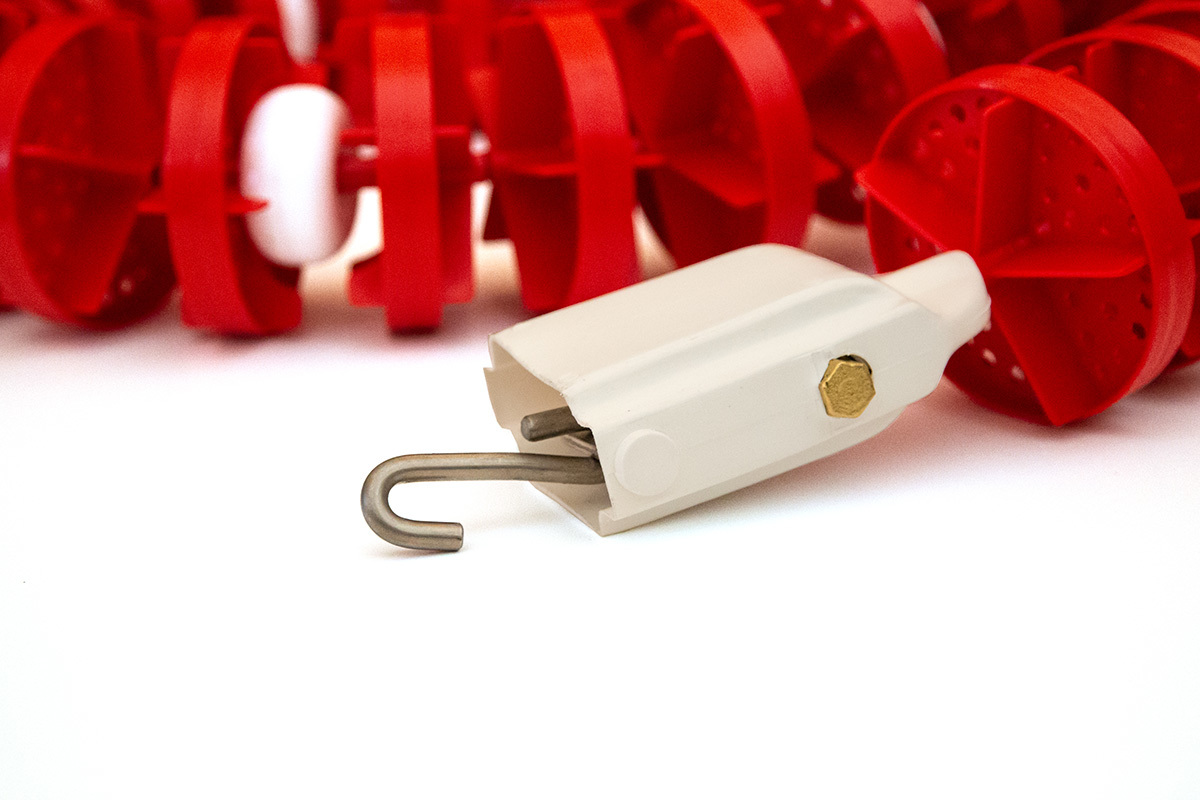 Patentverwag lina torowa krążek 11 cm z napinaczem bloczkowym