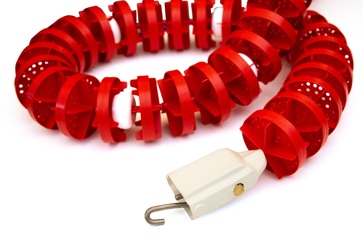 Patentverwag lina torowa krążek 15 cm z napinaczem bloczkowym