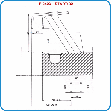 PATENTVERWAG SŁUPEK STARTOWY P2423