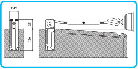 PATENTVERWAG TRZPIEŃ MOCOWANIA LINY TOROWEJ