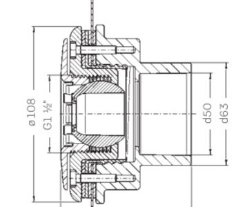 Dysza wlotowa do basenów stalowych PerAqua Deluxe