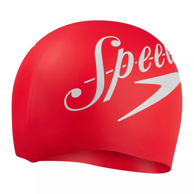 SPEEDO CZEPEK Slogan Printed Cap czerwony
