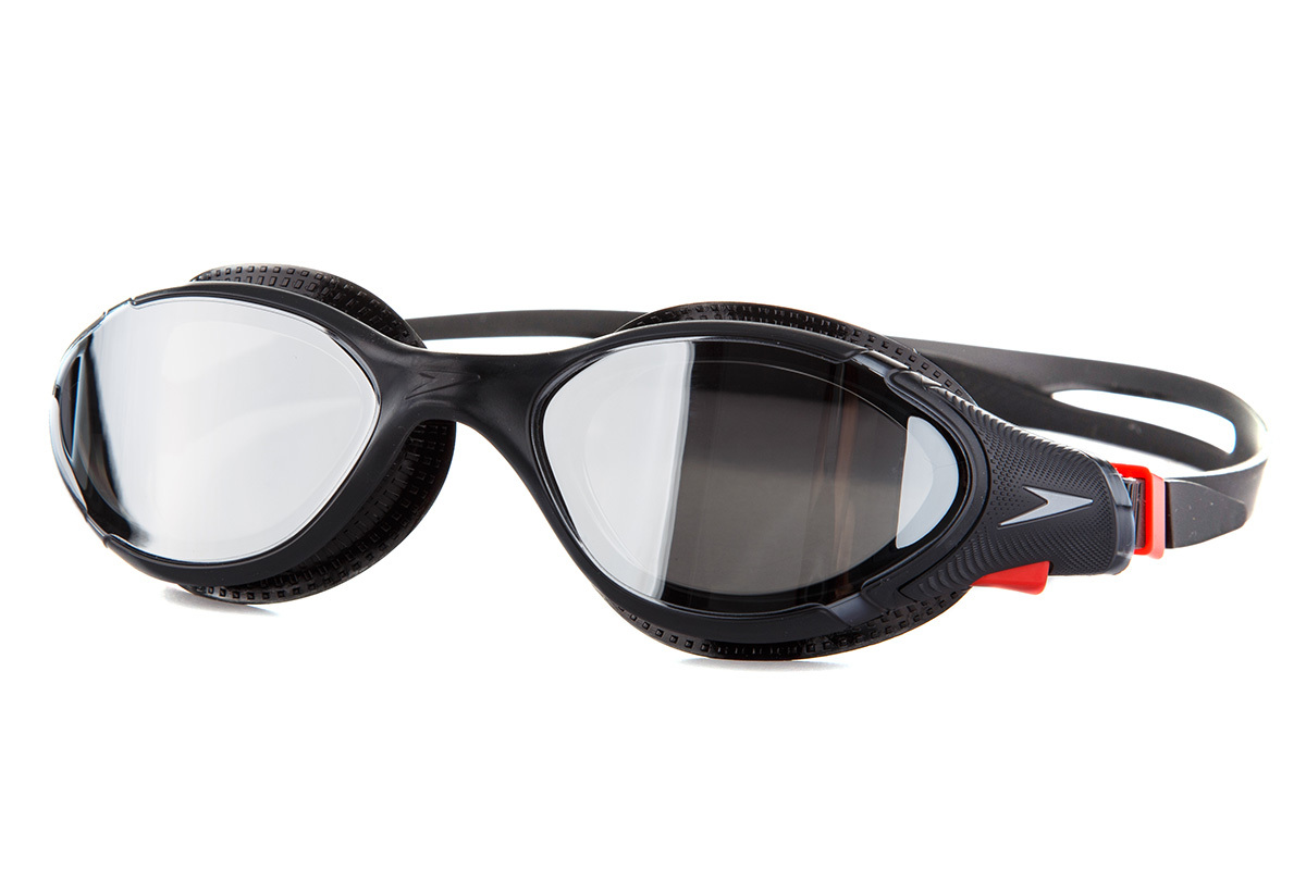okulary pływackie treningowe speedo biofuse mirror black