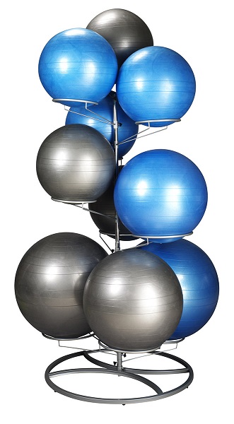 stojak na piłki gimnastyczne