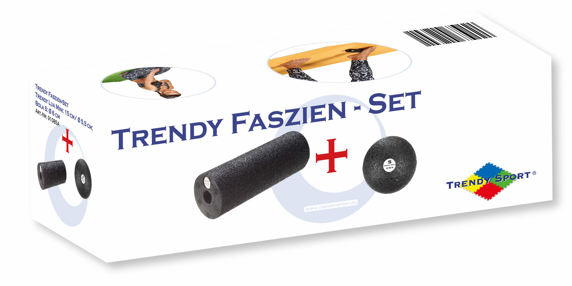 wałek i piłka do masażu