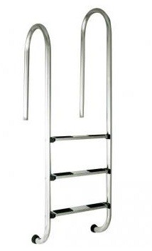 Drabinka basenowa stalowa AISI 316 Asymetryczna