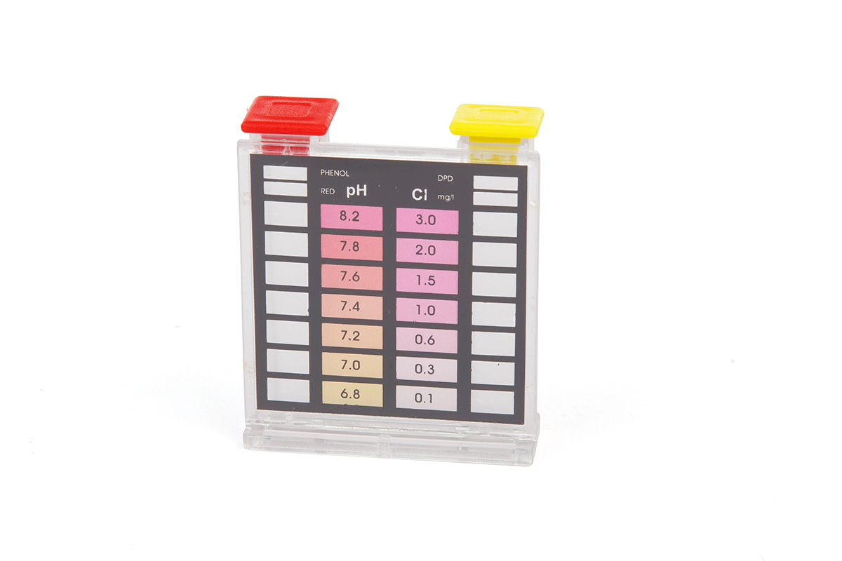 Tester basenowy kolorometryczny Cl pH
